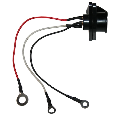 Bulldog Winch Plug, Female w/Wire Harness, Stnd Series 3-prong push-in, solenoids 20178A